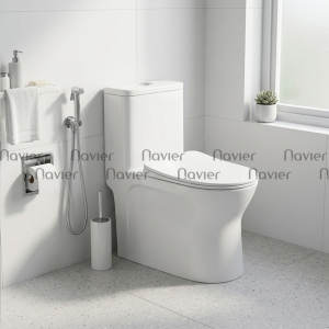 Bồn Cầu 1 Khối Cao Cấp Navier NV-1058