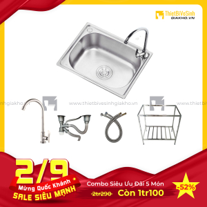 Combo Chân Chậu Chén Siêu Tiết Kiệm Navier CBF08