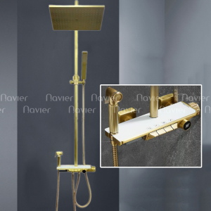 Sen Cây Tắm Nóng Lạnh Bằng Đồng Cao Cấp Navier NV-9361T
